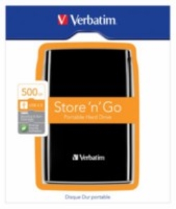 Verbatim HARD DISK 500 GB ESTERNO USB 2,5" NERO
